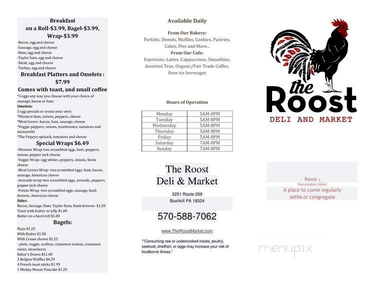 The Roost Deli & Market - bushkill, PA