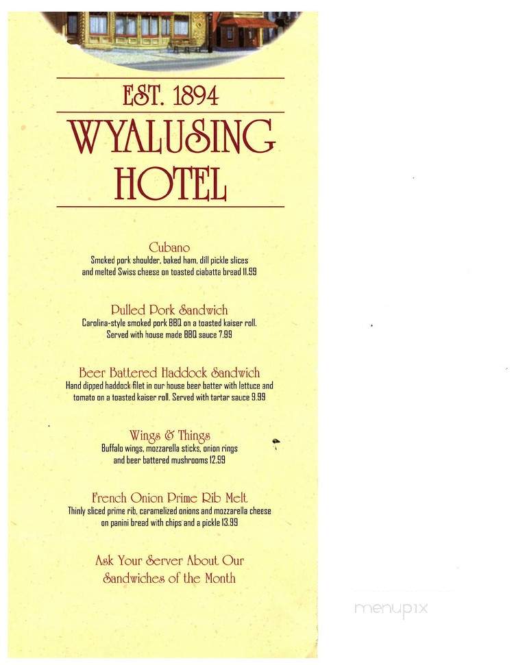 Wyalusing Hotel - Wyalusing, PA