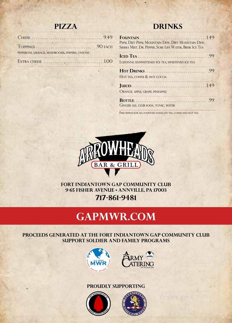 Arrowheads Bar & Grill - Annville, PA