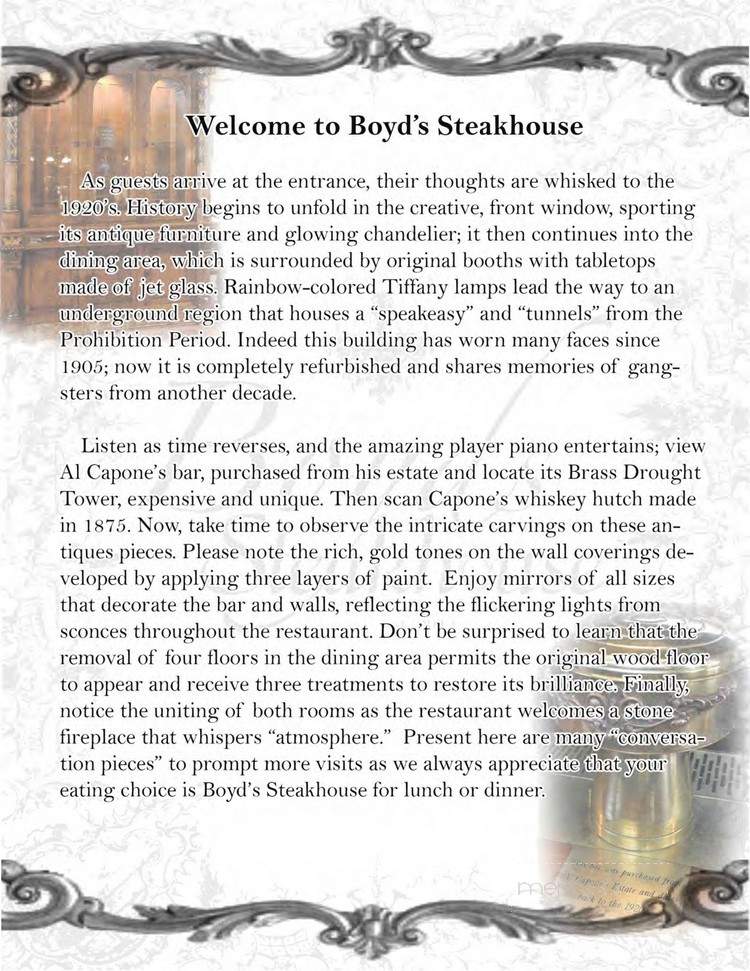 Boyd's Steakhouse - Martinsburg, WV