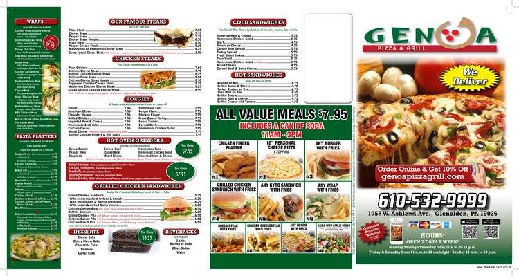 Genoa Pizza and Grill - Glenolden, PA