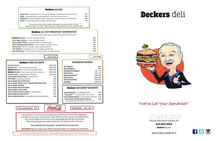 Deckers Deli - Kutztown, PA