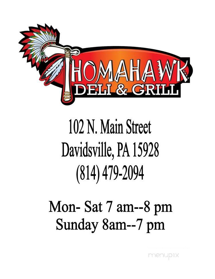 Thomahawk Deli & Grill - Davidsville, PA