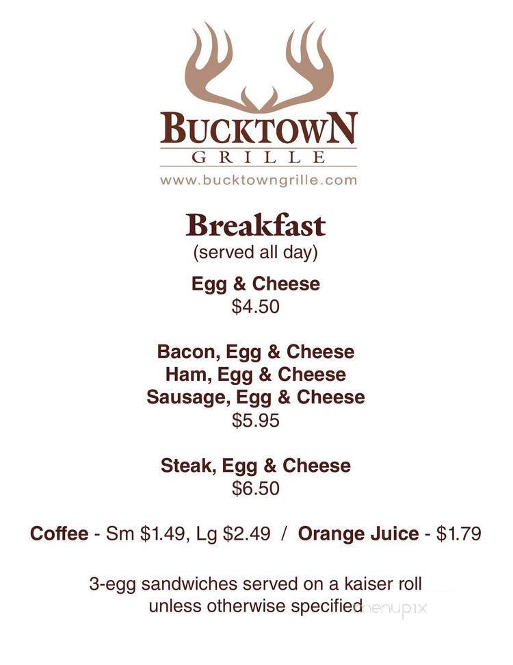 Bucktown Grille - Pottstown, PA