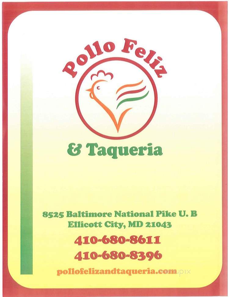 Pollo Feliz Y Taqueria - Ellicott City, MD