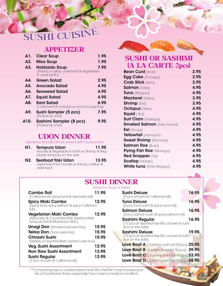 Sakura Japnese Restaurant - Monaca, PA