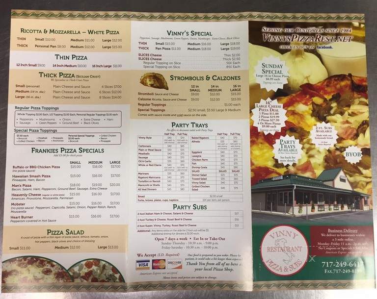 Vinny's Restaurant - Carlisle, PA