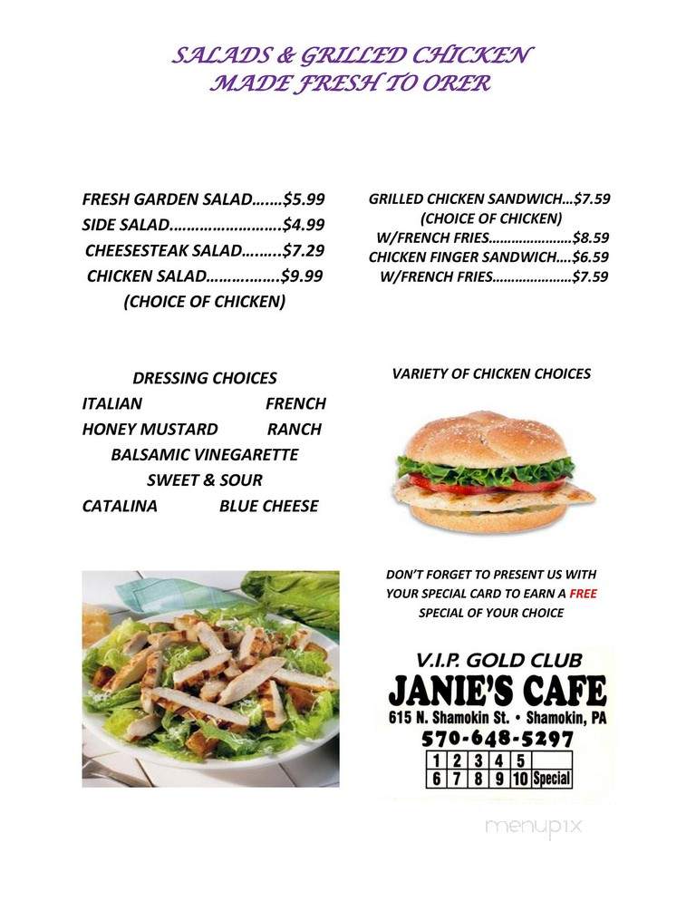 Janie's Cafe - Shamokin, PA