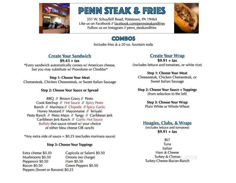 Penn Steak & Fries - Pottstown, PA