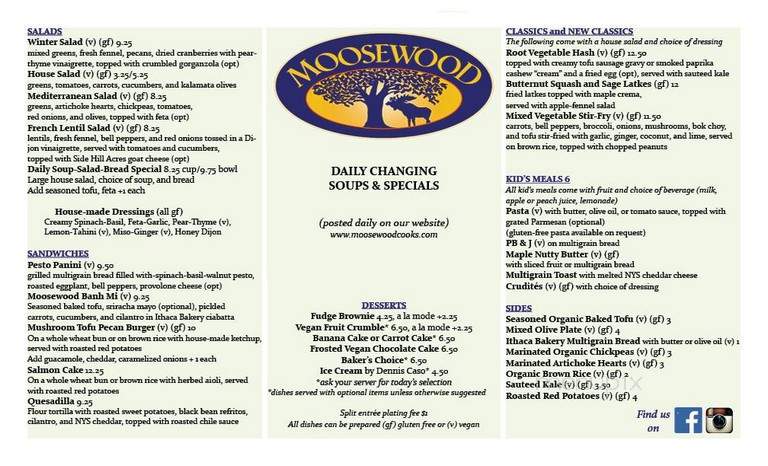 Moosewood Restaurant - Ithaca, NY