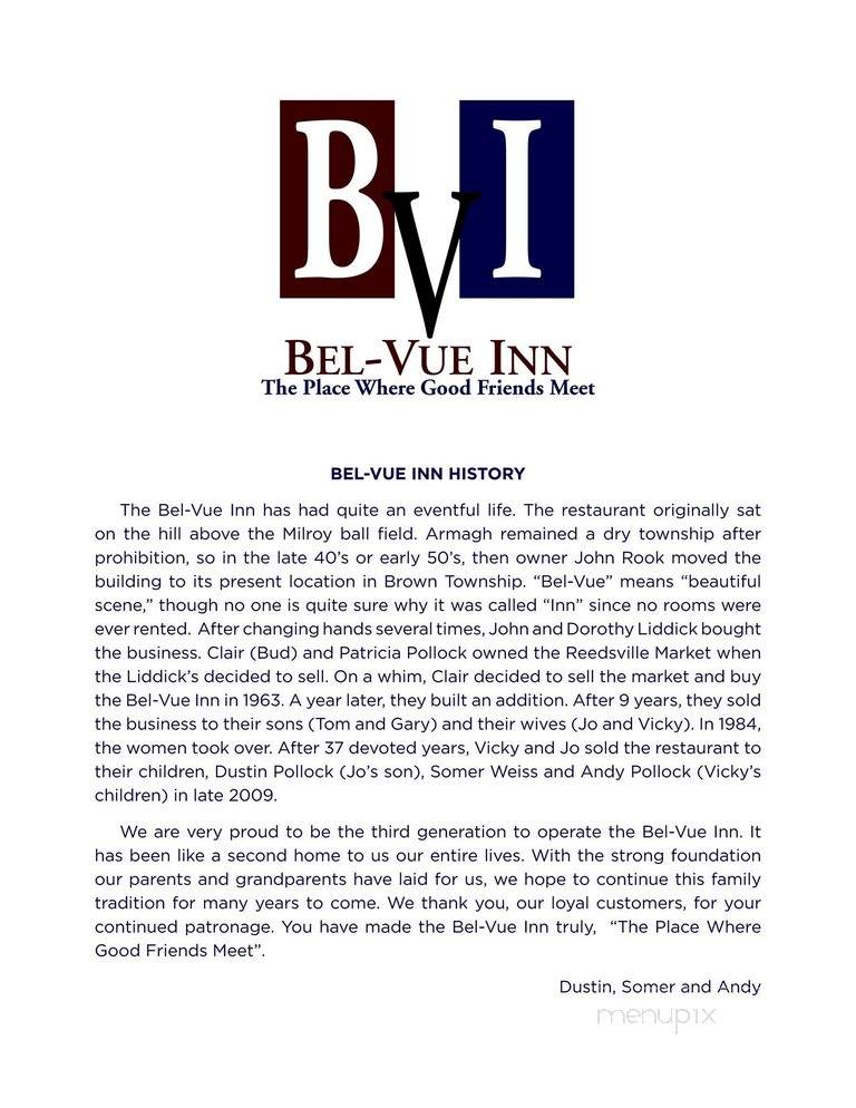 Bel-Vue Inn - Reedsville, PA