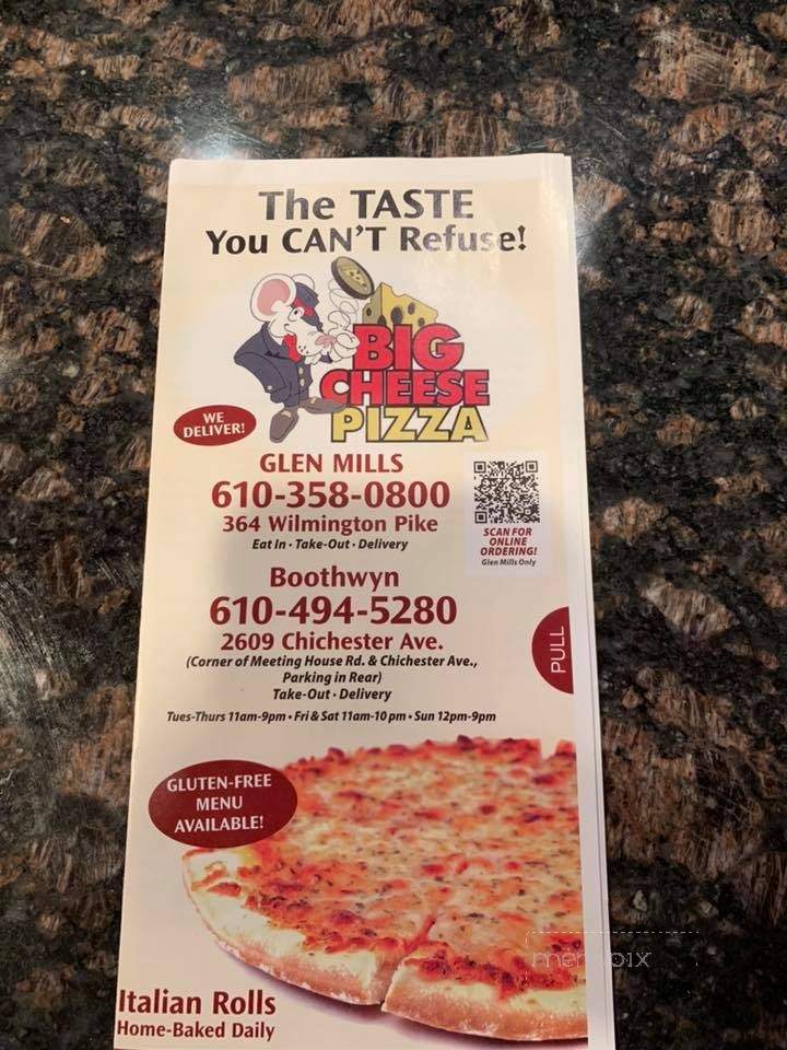 Big Cheese Pizza - Glen Mills, PA