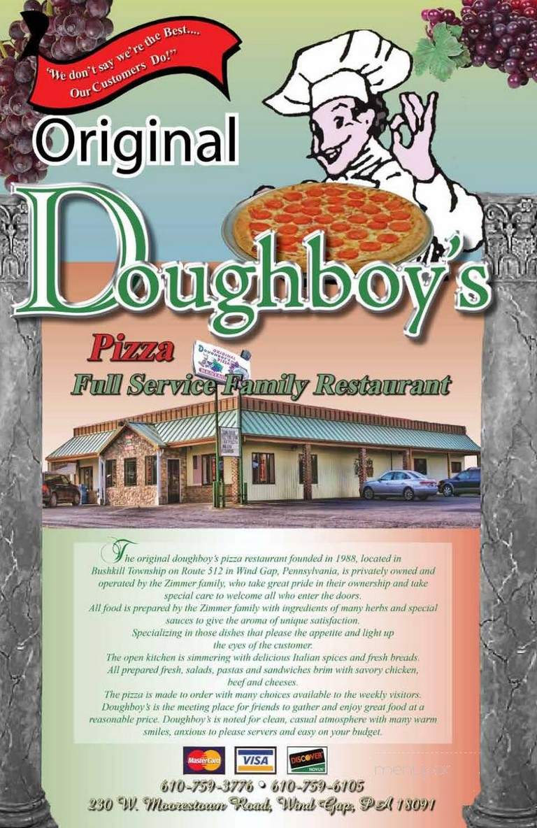 Dough Boy's Pizza Restaurant - Wind Gap, PA