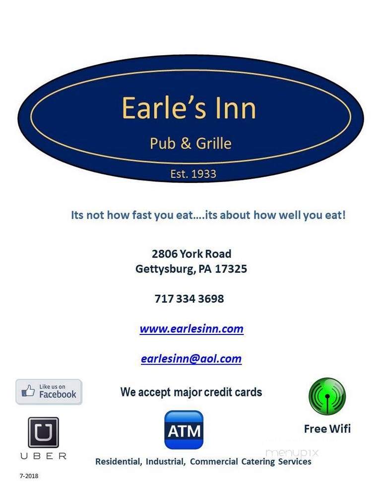 Earle's Inn - Gettysburg, PA