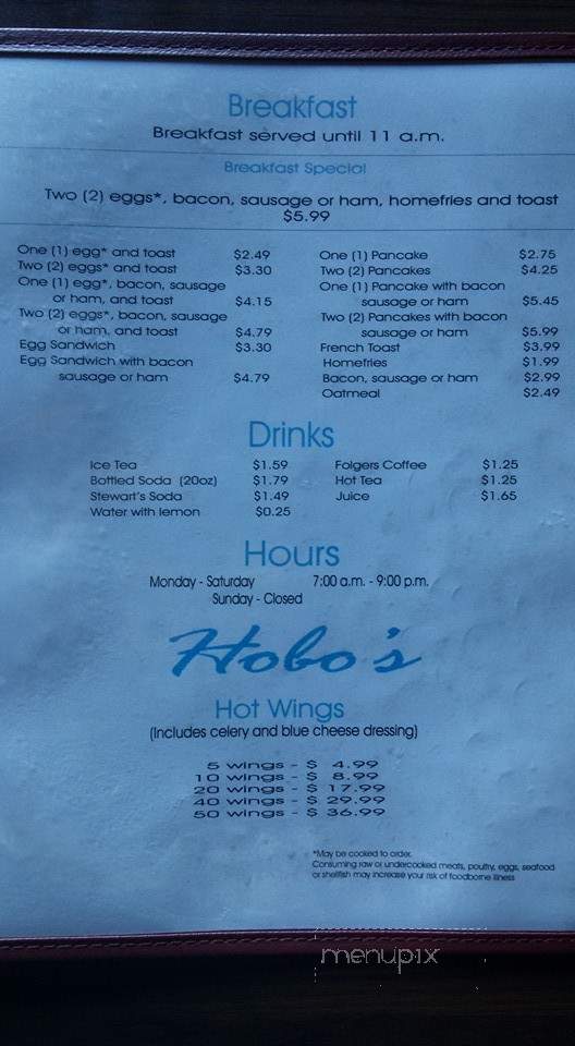 Hobo's Family Restaurant - Hyndman, PA