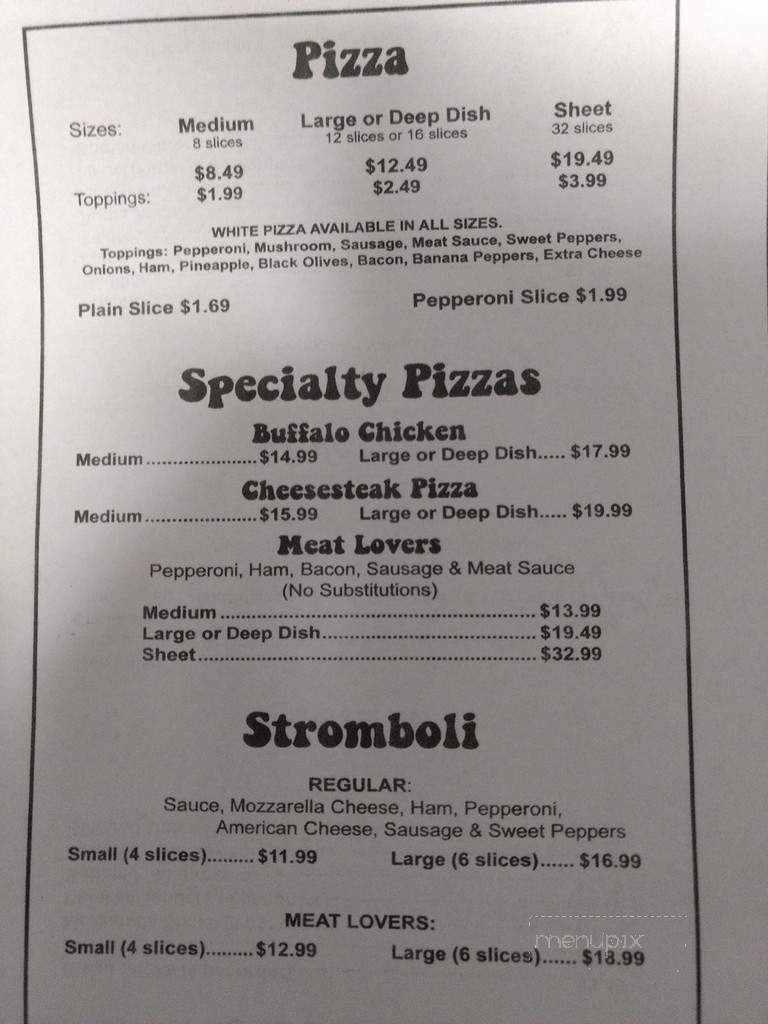 Pudgie's Pizza - Wellsboro, PA