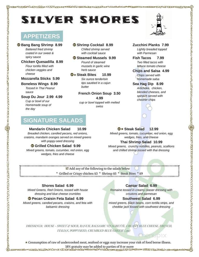 Silver Shores Restaurant - Conneaut Lake, PA