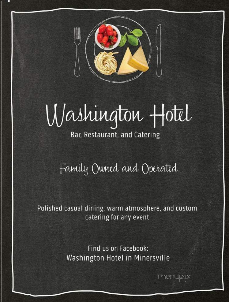 Washington Hotel - Minersville, PA