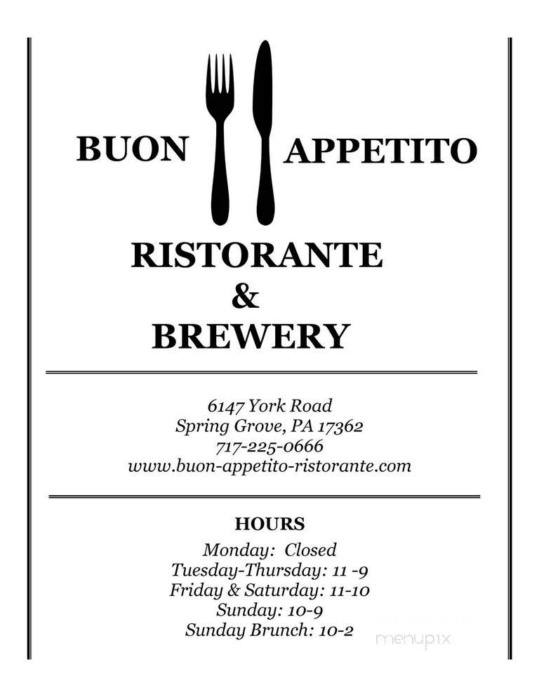 Buon Appetito - Spring Grove, PA