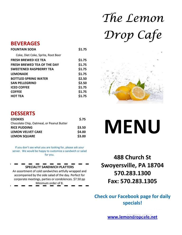Lemon Drop Cafe - Kingston, PA