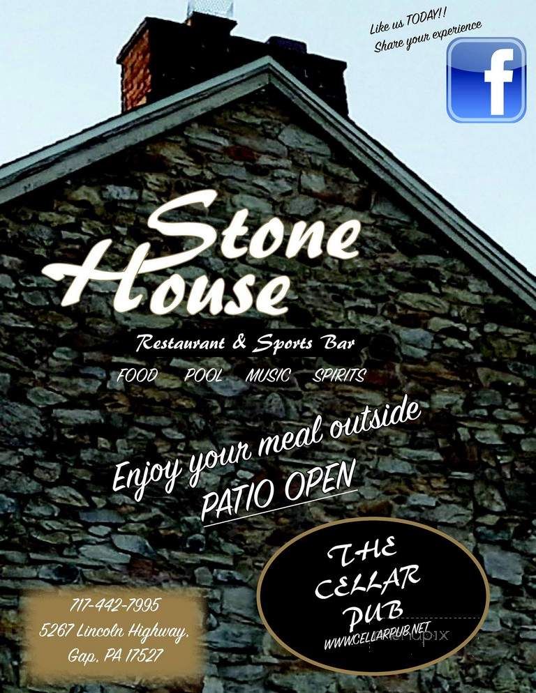 The Stone House Restaurant and Sports Bar - Gap, PA