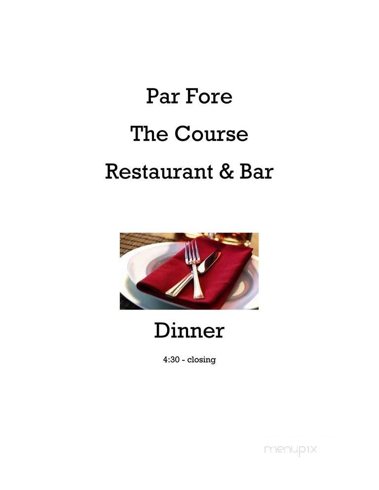 Par Fore The Course - Port Jervis, NY