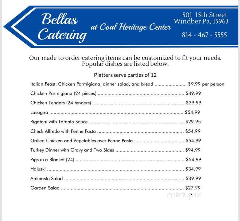 Bella's Pizzeria - Windber, PA