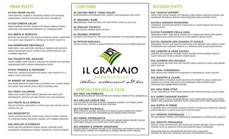 IL Granaio - Phoenixville, PA