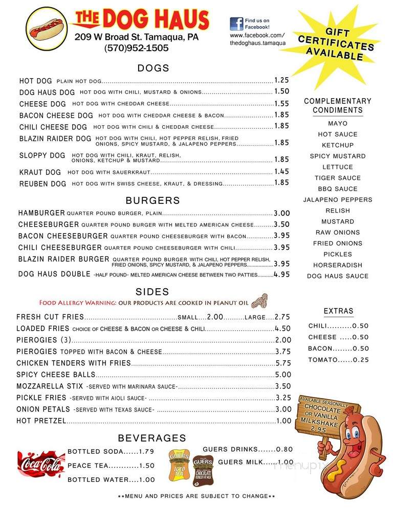 The Dog Haus - Tamaqua, PA