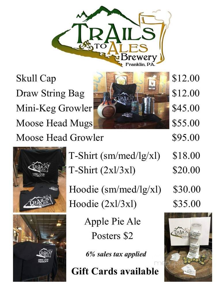 Trails To Ales Brewery - Franklin, PA