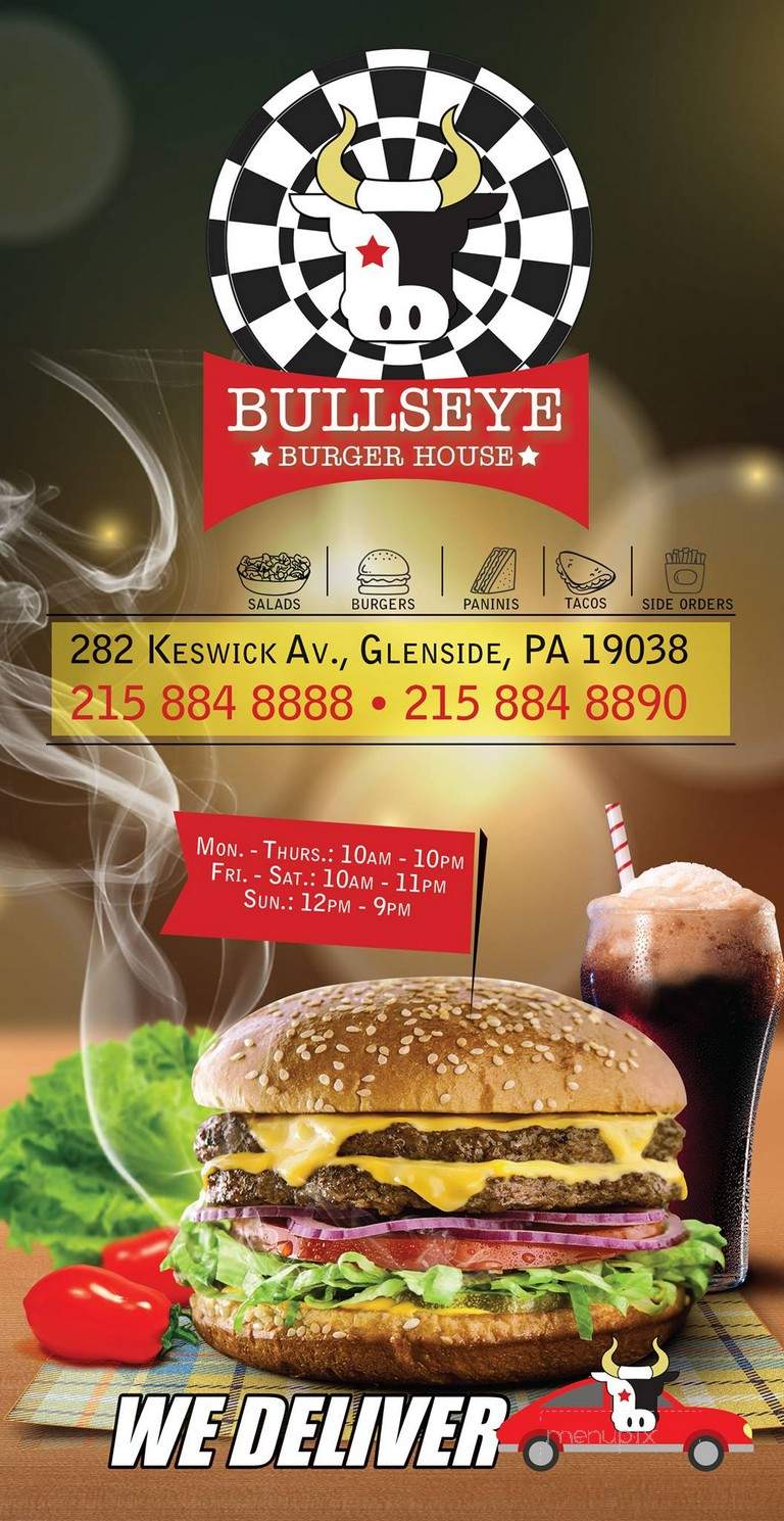 Bullseye Burger House - Glenside, PA