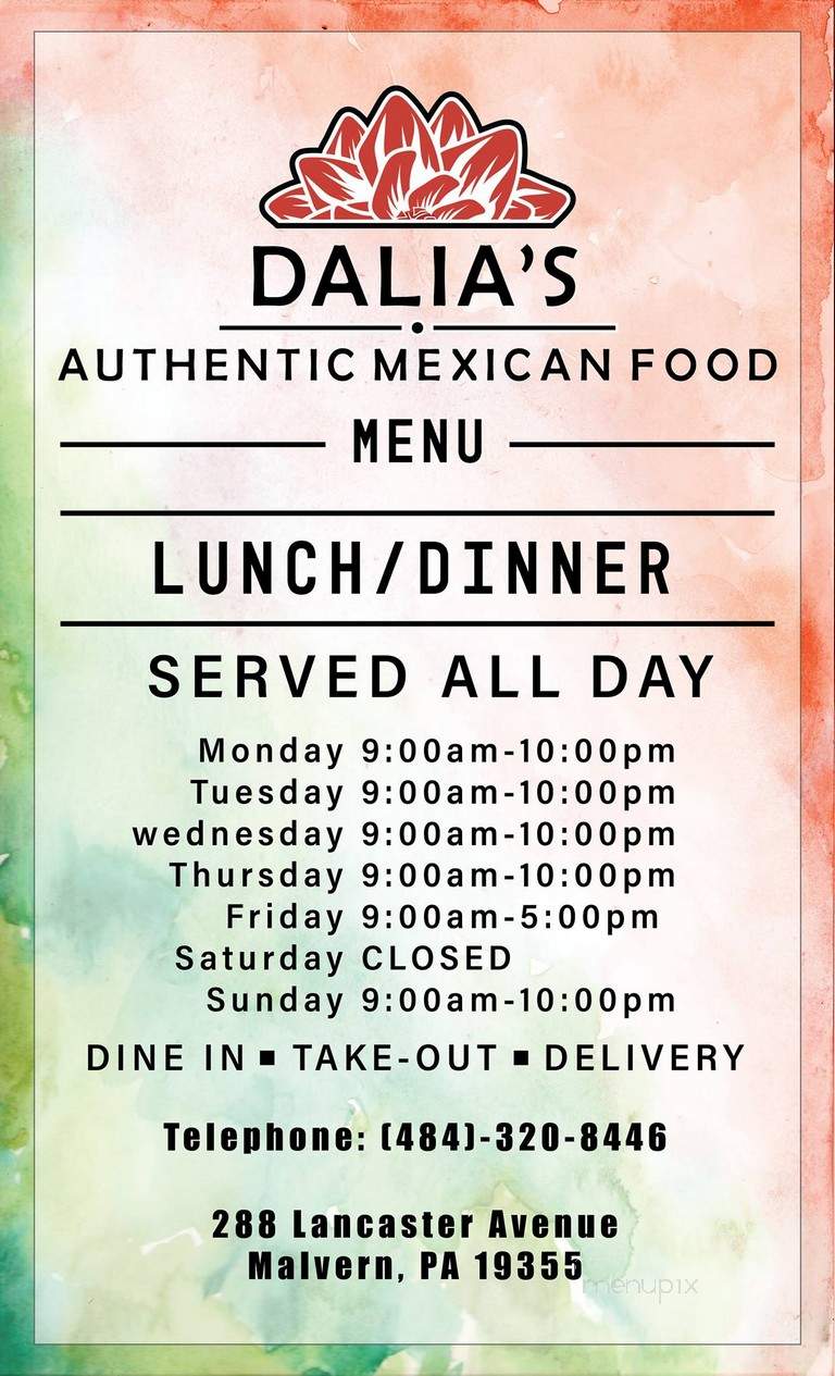 Dalia's Authentic Mexican Food - Malvern, PA