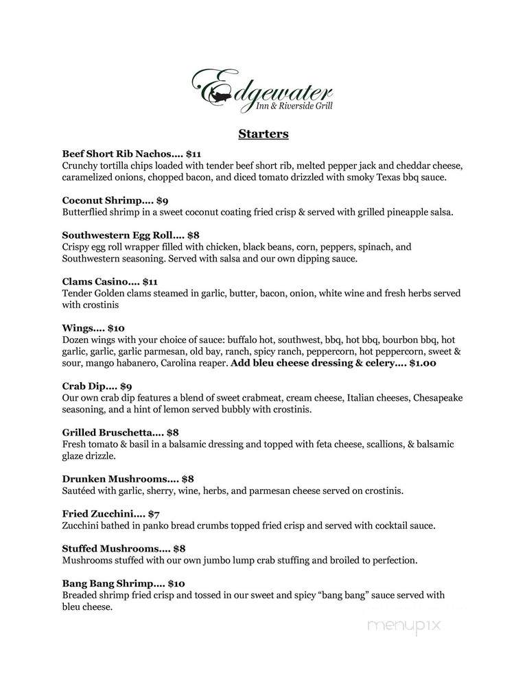 Edgewater Inn & Riverside Grill - Alexandria, PA