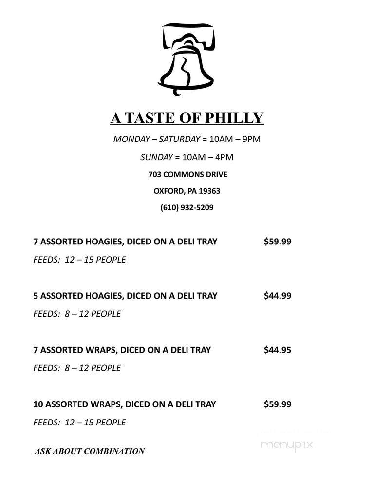 A Taste of Philly - Oxford, PA