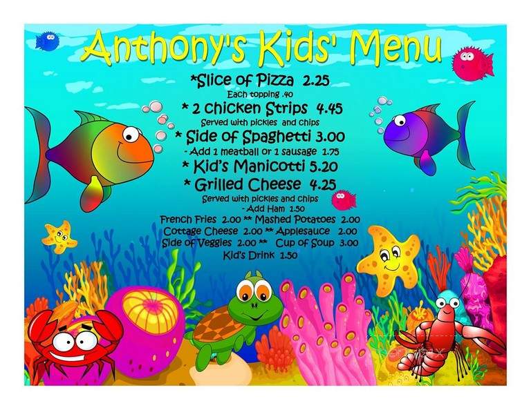 Anthony's Restaurant & Pizzeria - Montrose, PA