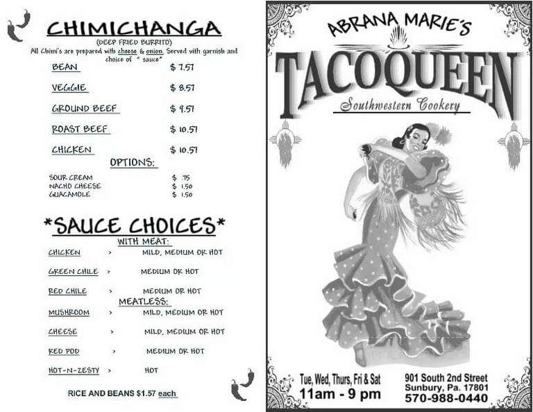 Abrana Marie's Tacoqueen - Sunbury, PA