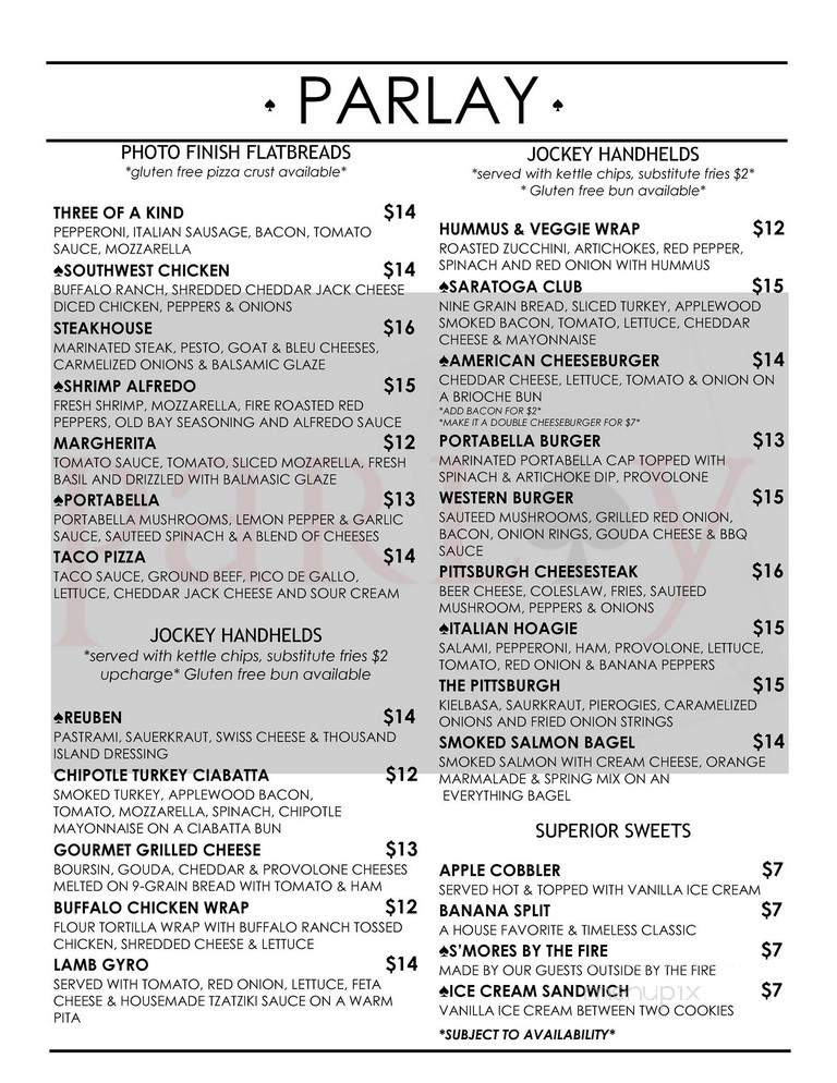 Parlay Lounge - Washington, PA