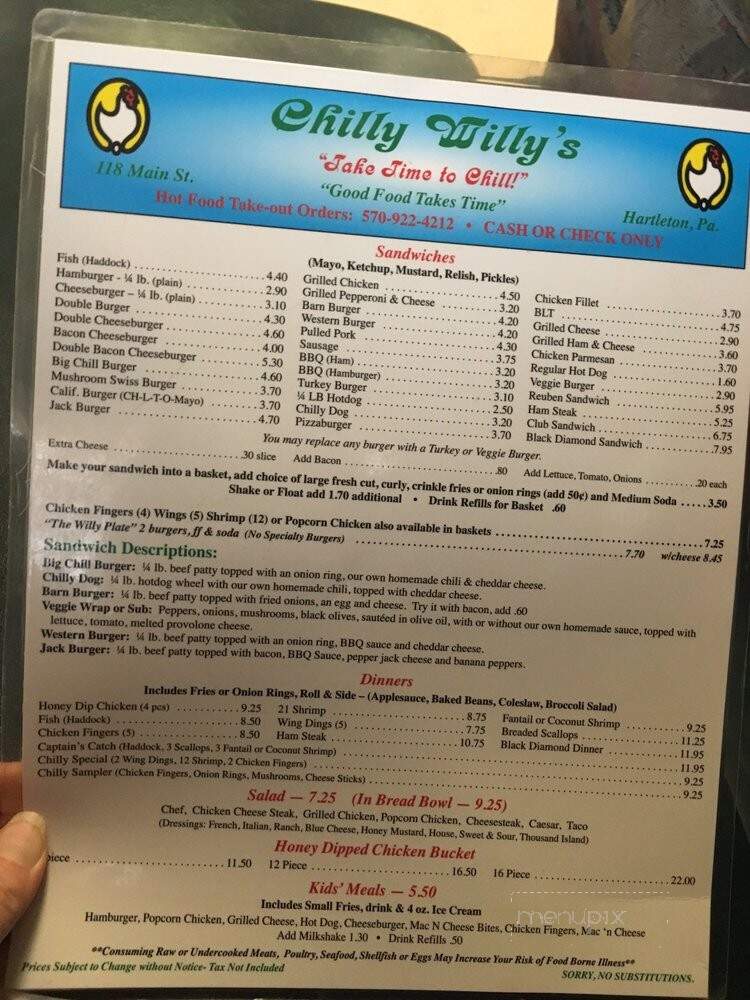 Chilly Willy's - Hartleton, PA