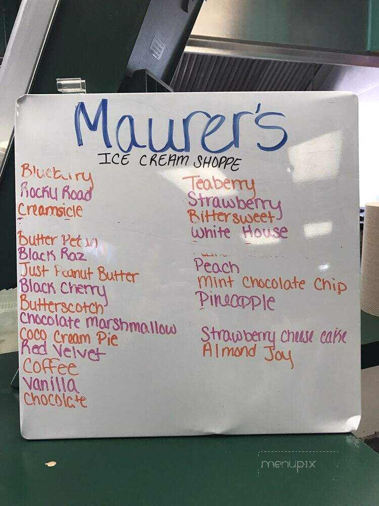 Maurer's Dairy & Ice Cream Shop - Shamokin, PA