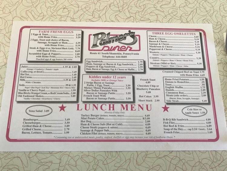 Palmer's Diner - Coal Township, PA