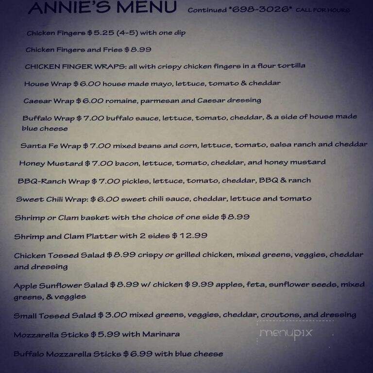 Annie's - Canisteo, NY