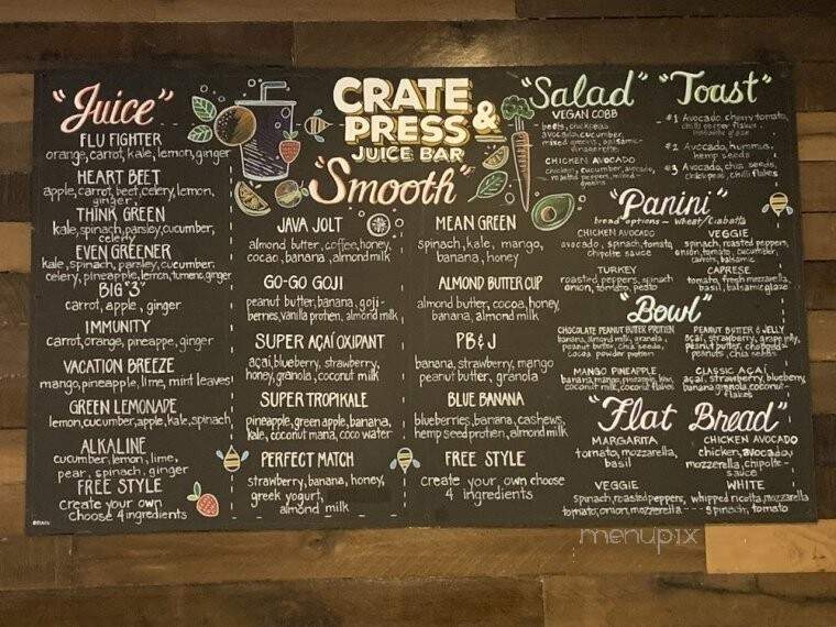 Crate & Press Juice Bar - Glenside, PA