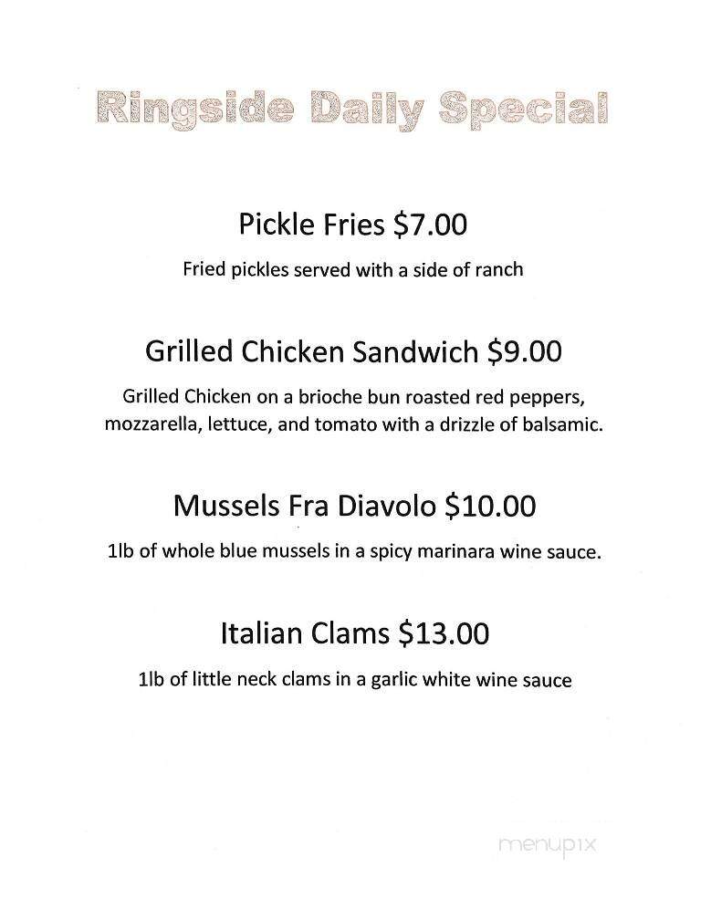 Ringside Fire Grill - Tafton, PA