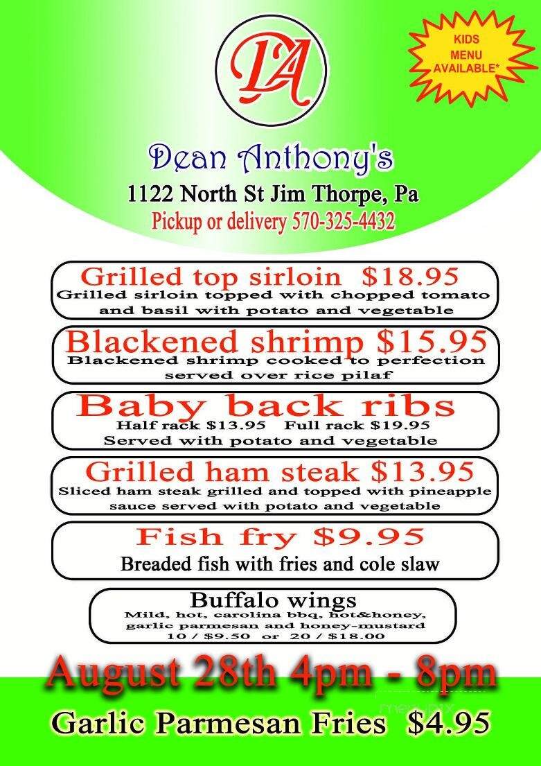 Dean Anthony's - Jim Thorpe, PA