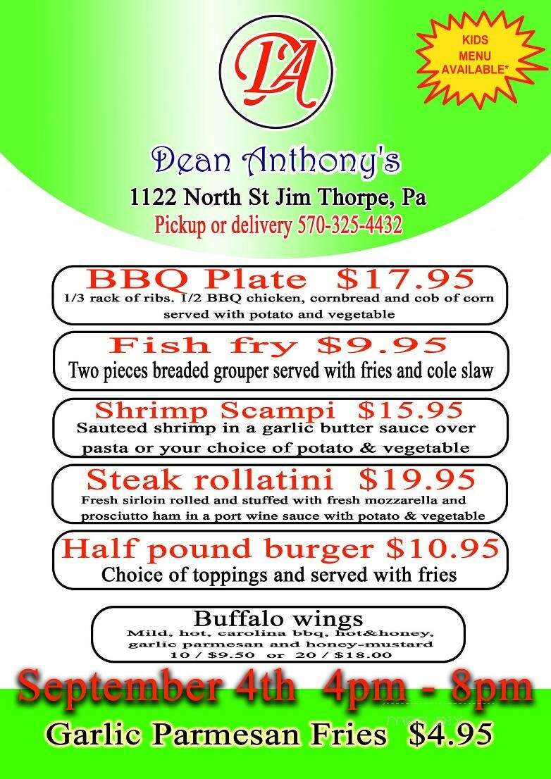 Dean Anthony's - Jim Thorpe, PA