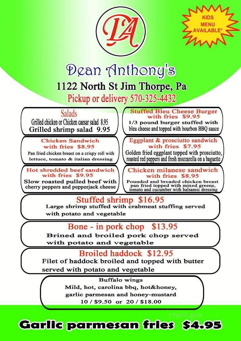 Dean Anthony's - Jim Thorpe, PA