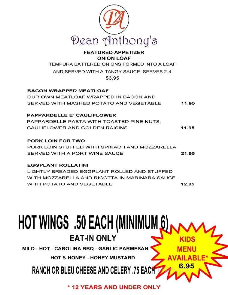 Dean Anthony's - Jim Thorpe, PA