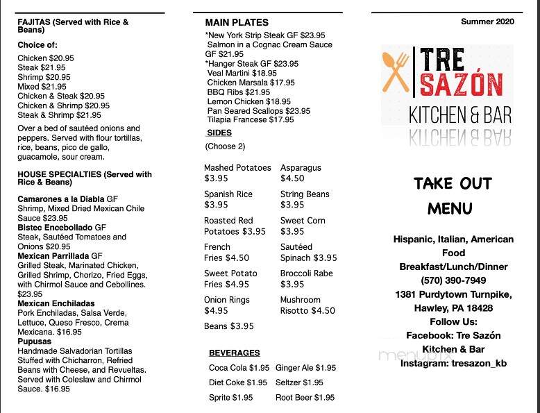 Tre Sazon Kitchen & Bar - Hawley, PA