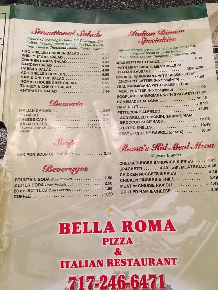 Bella Roma - Red Lion, PA