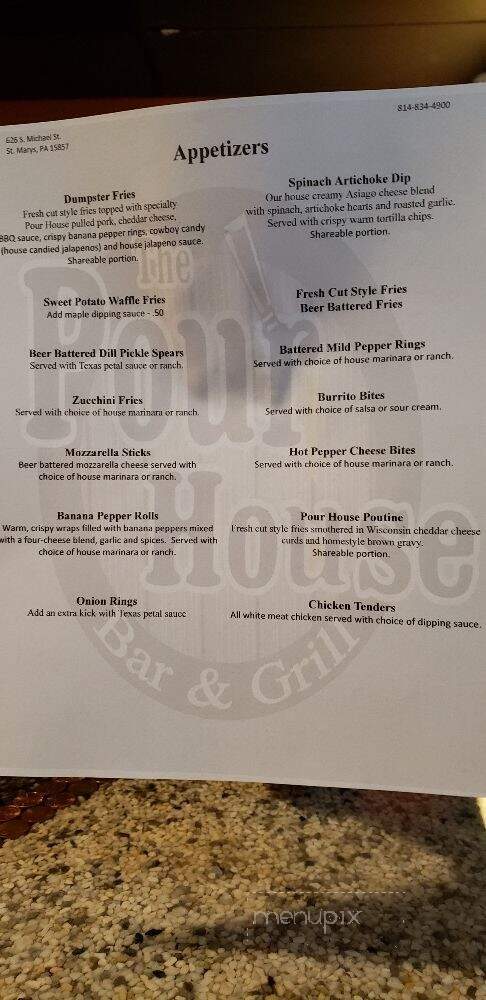 The Pour House Bar and Grill - Saint Marys, PA